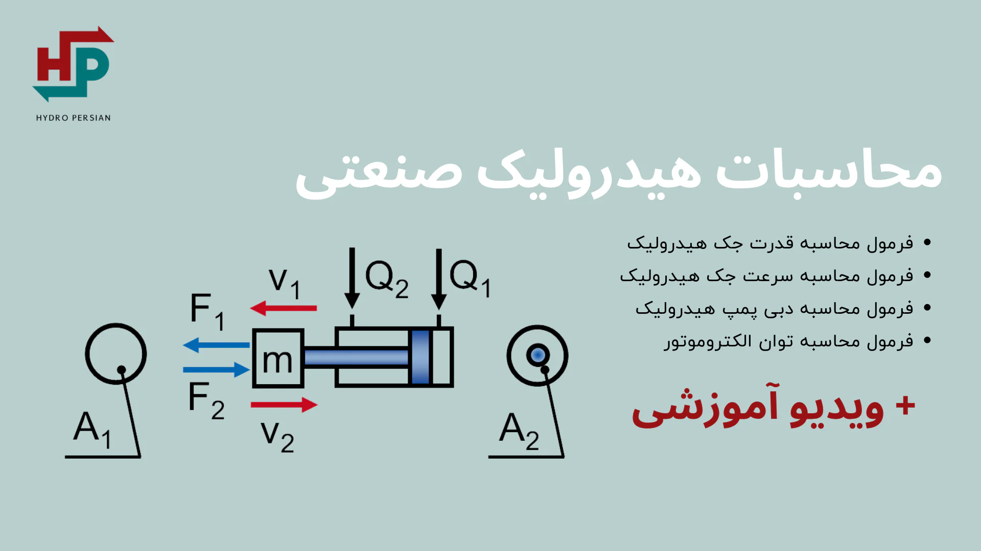 فرمول محاسبات جک هیدرولیک و سیستم هیدرولیک 