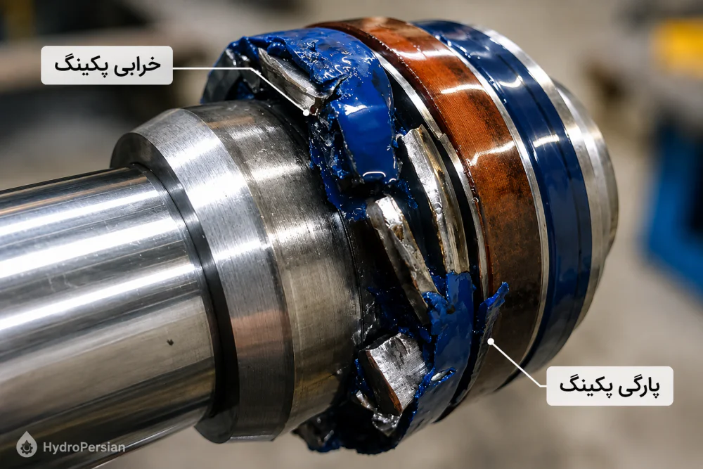 تعویض پکینگ جک پنوماتیک