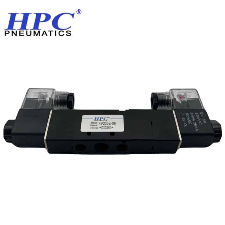 شیر برقی پنوماتیک دو بوبین در هیدروپرشین