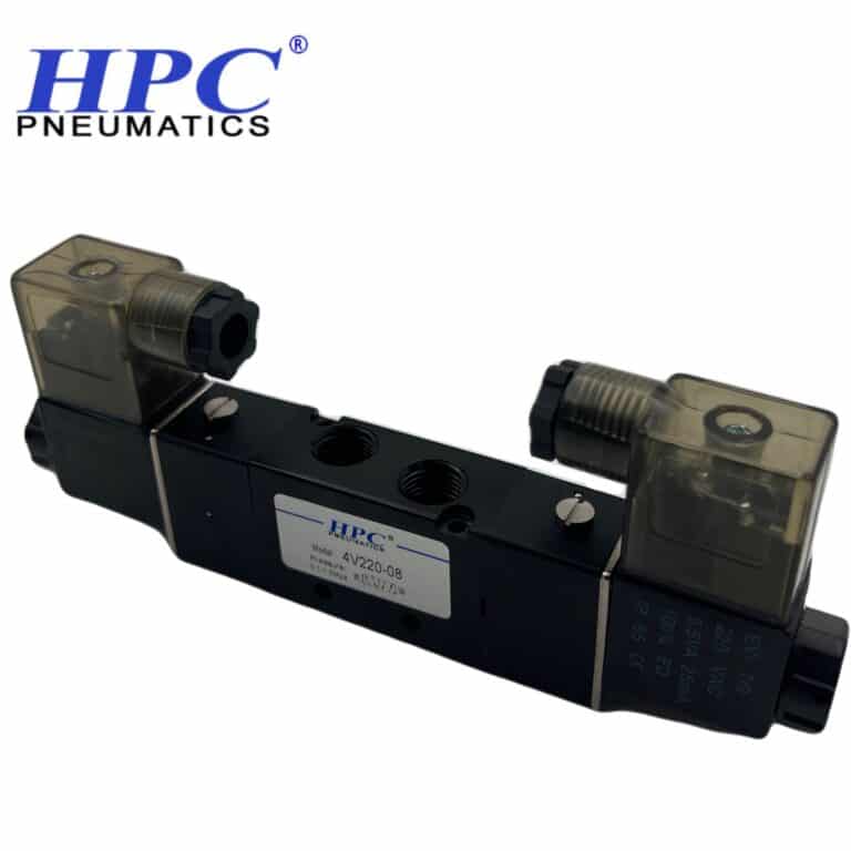 شیر برقی پنوماتیک دو بوبین در هیدروپرشین