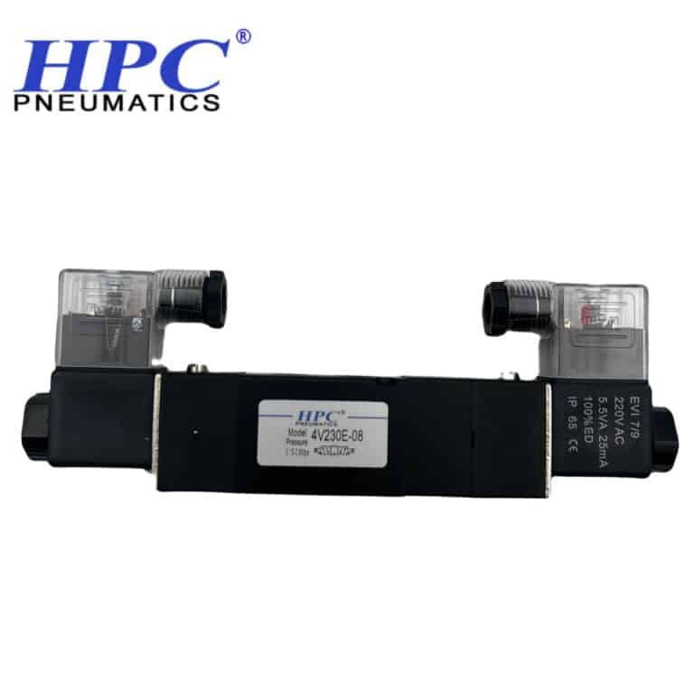 شیر برقی پنوماتیک دو بوبین در هیدروپرشین