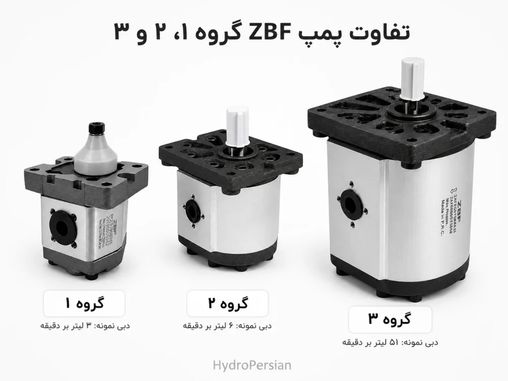 گروه‌بندی پمپ ZBF